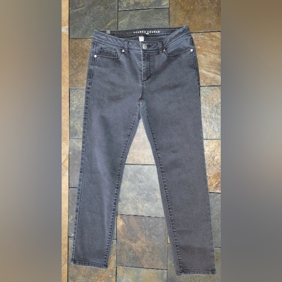Black Lauren Conrad Jeans Size 8 - Picture 1 of 3